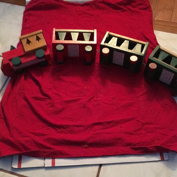 Other - Christmas wooden train set